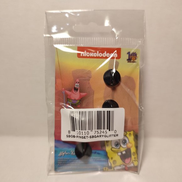 Spongebob Squarepants and Gary Enamel Pin Set - Picture 2 of 5